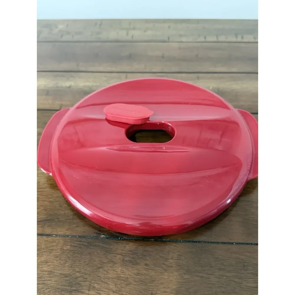 KitchenAid Salad Spinner Red Large Vegetables Lettuce Washer Dryer Colander Pump